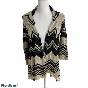 Maurices Zig Zag Striped Sweater Women’s Medium